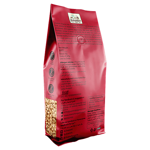 Jivamrit Organic Kabuli Chana, 500 g  