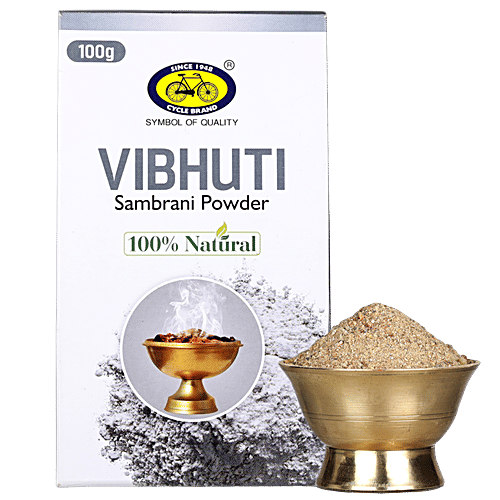 Cycle Vibhuti Sambrani Powder - 100% Natural, 100 g  