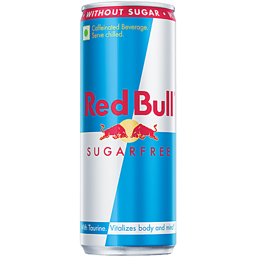 Red Bull Sugar Free Energy Drink, 250 ml (Pack of 4) 