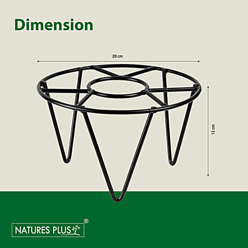 Natures Plus Metal Planter Stand Single Pot - Round, 1 pc  