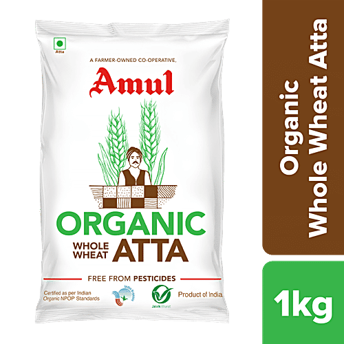 Buy Amul Organic Whole Wheat Atta Online at Best Price of Rs 65 bigbasket