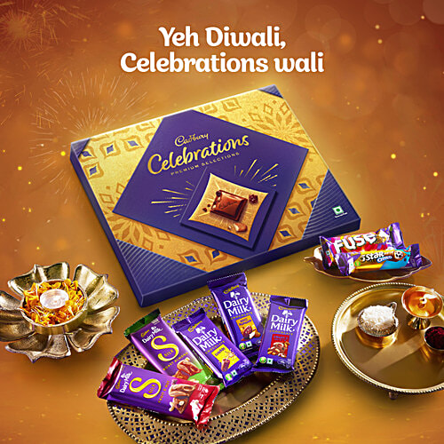 Cadbury Celebrations Premium Selections Assorted Chocolate Gift Pack, 296 g  Perfect for Gifting on Every Occasion, Premium Collection of Cadbury Chocolate