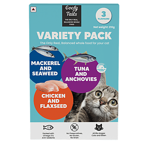 Buy Goofy Tails Wet Cat Food Assorted Flavours Online at Best Price