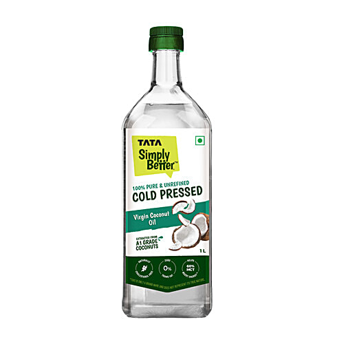 Buy Tata Simply Better Pure & Unrefined Cold Pressed Virgin Coconut Oil