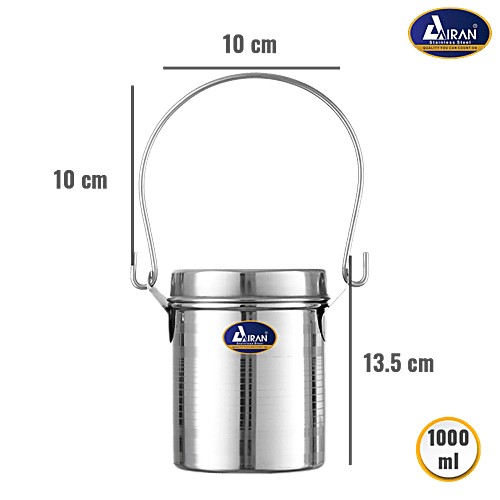 Airan Stainless Steel Plus Milk Pot - No. 10, 1 L  
