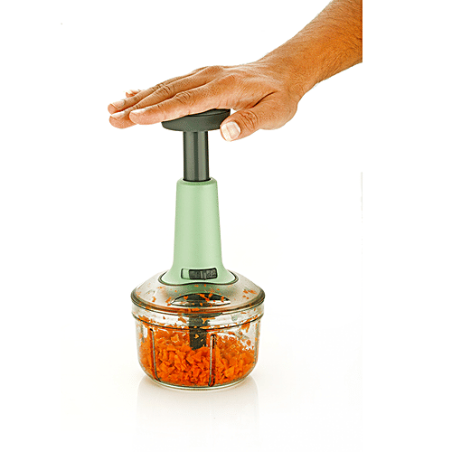 Petals Easy Push Vegetable Chopper/Cutter, 1 pc