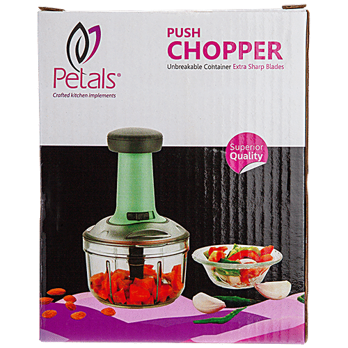 Petals Easy Push Vegetable Chopper/Cutter, 1 pc