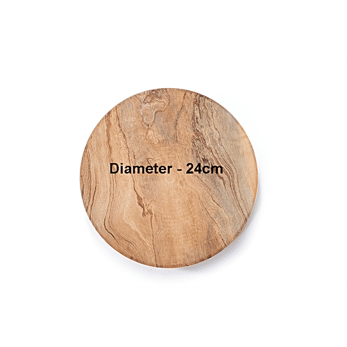 Petals Neem Wood Chakla/Chapati Maker - 24cm, 1 pc  