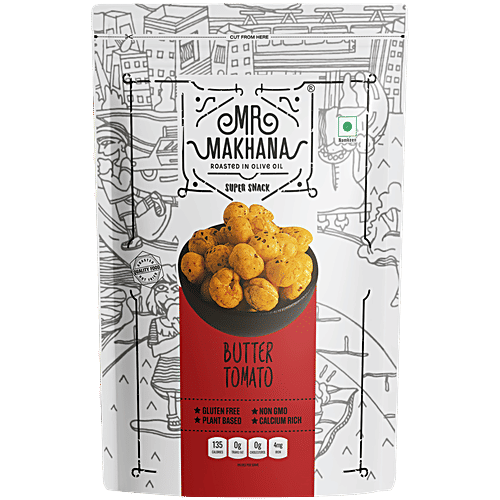 MR. MAKHANA Makhana - Butter Tomato, 55 g  