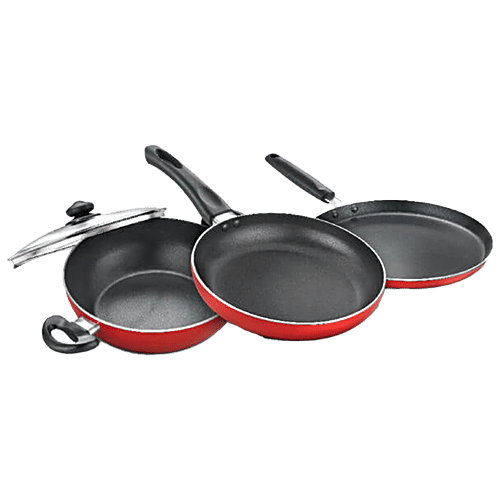 Buy Judge by Prestige Deluxe NonStick Cookware Set Red Online at
