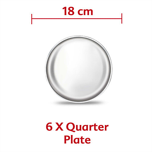 Judge by Prestige Classic Stainless Steel Dinner Set, 51 pcs  