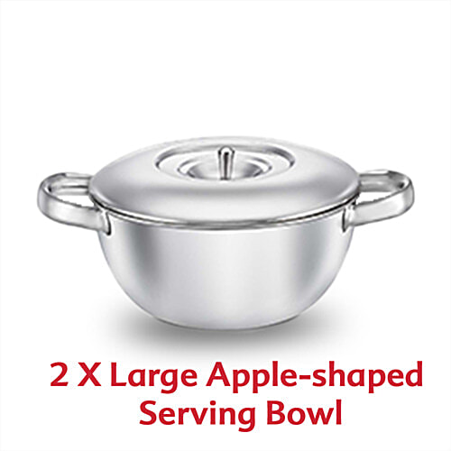 Judge by Prestige Classic Stainless Steel Dinner Set, 51 pcs  