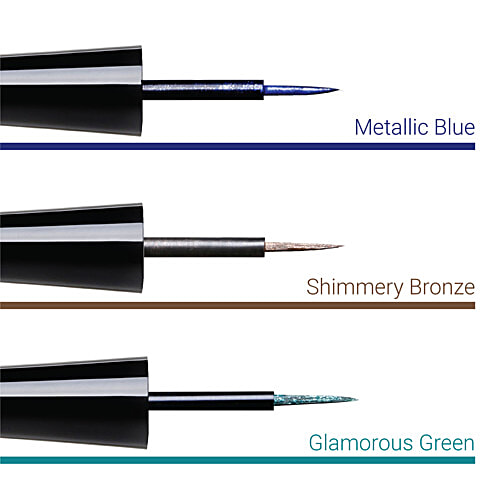 Iba Eye Talk Liquid Eyeliner - 18 Hr Waterproof, Smudge-Proof, 3.5 ml 02 Shimmery Bronze 