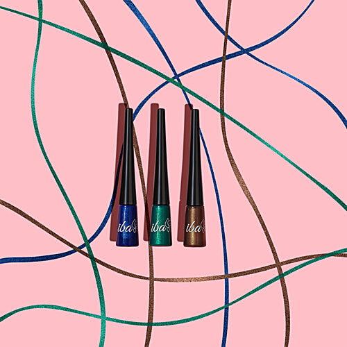 Iba Eye Talk Liquid Eyeliner - 18 Hr Waterproof, Smudge-Proof, 3.5 ml 02 Shimmery Bronze 