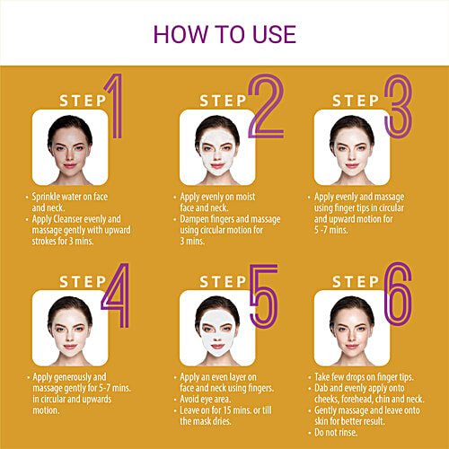 Iba Insta D-Tan Facial Kit - 6 Steps, Single Use Kit, 60 g  