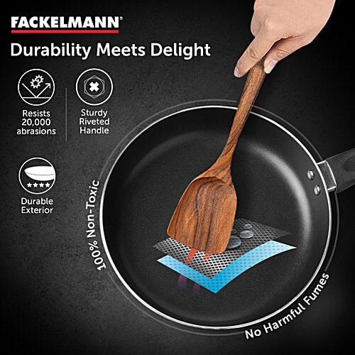 Fackelmann Quartz Nonstick Fry Pan 24 Cm - Greblon German Technology, Non-Toxic PFOA & BPA-Free, 1.7 L  Induction Base - All Stoves, Anti-scratch, Cool Handle, Even Heating, Frying Pan, Egg Pan, Fish Fry Pan