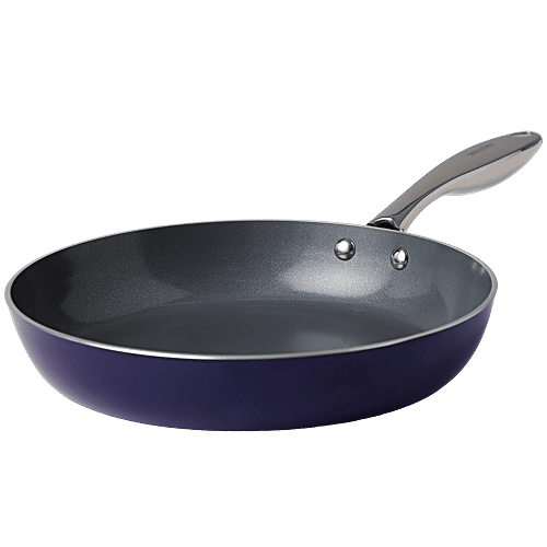 Fackelmann Ceramic Nonstick Fry Pan 22 cm - German Technology, Non-Toxic, PFOA, BPA & Cadmium-Free, 1.3 l  Induction Base - All Stoves, Even Heating, Easy Release, Frying Pan, Egg Pan, Fish Fry Pan