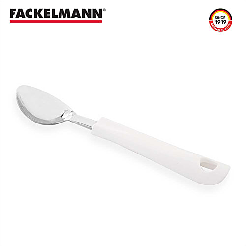 Fackelmann Ice Cream Scoop With Stylish Arcadalina Plastic Handle - Premium Durable Stainless Steel, 1 pc  Ergonomic Comfort Grip & Hanging Loop