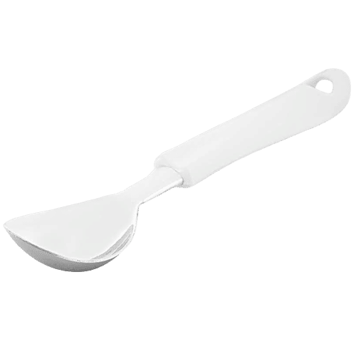 Fackelmann Ice Cream Scoop With Stylish Arcadalina Plastic Handle - Premium Durable Stainless Steel, 1 pc  Ergonomic Comfort Grip & Hanging Loop
