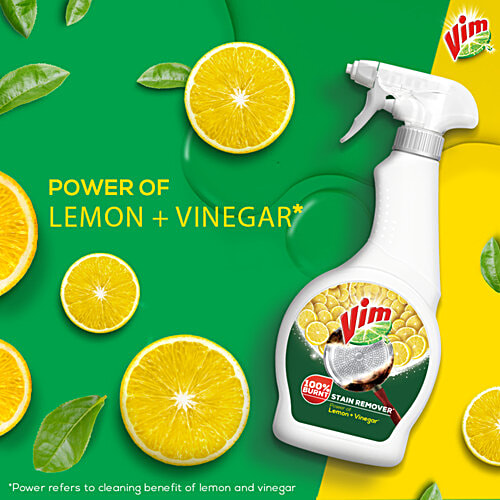 Vim Burnt Stain Remover Spray, 450 ml  
