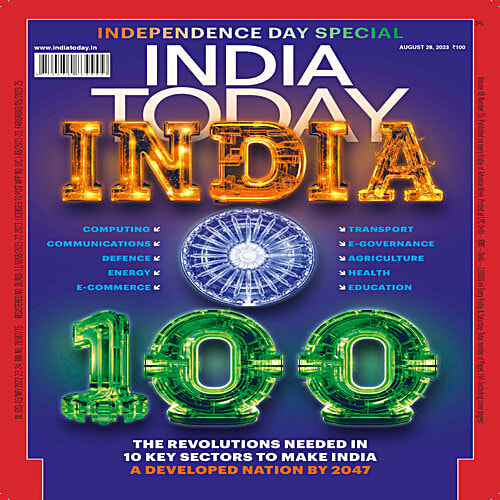 India Today  100 English Magazine 28th August , 2023, 1 pc  News, Current Affairs