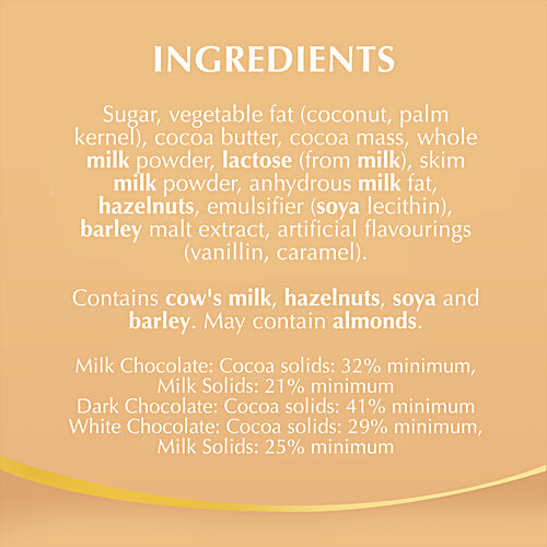 Lindt Lindor Assorted Chocolates, 37.5 g  Milk, Hazelnut & Dark Chocolates