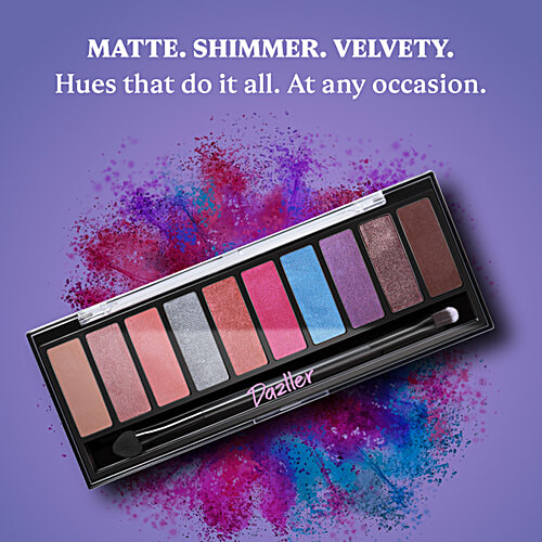 Dazller Eyeshadow 10 In 1 Palette, 10 g DES3 - Vintage Cruelty Free, Vegan, Non-Toxic