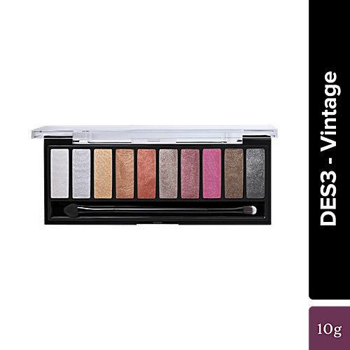Dazller Eyeshadow 10 In 1 Palette, 10 g DES3 - Vintage Cruelty Free, Vegan, Non-Toxic