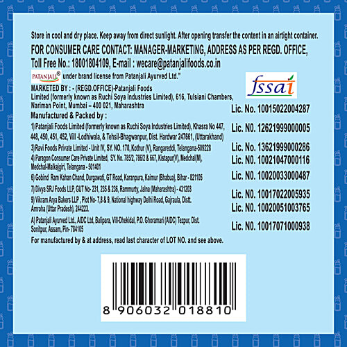 Patanjali Doodh Atta Biscuits, 800 g  