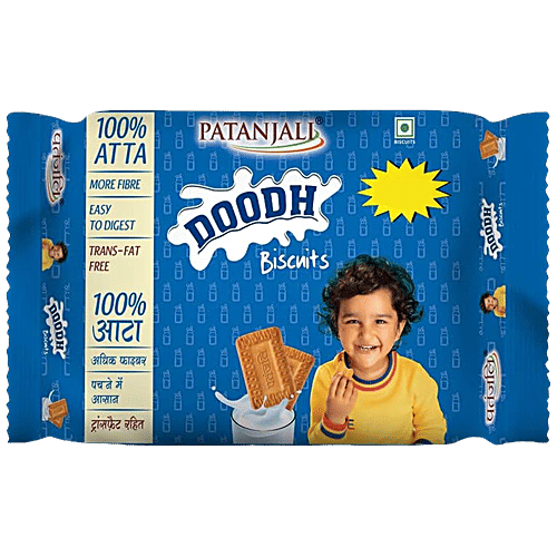 Patanjali Doodh Atta Biscuits, 800 g  