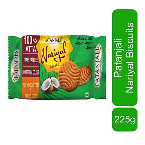 Buy Patanjali Nariyal Biscuit Made From Whole Wheat Atta Online at