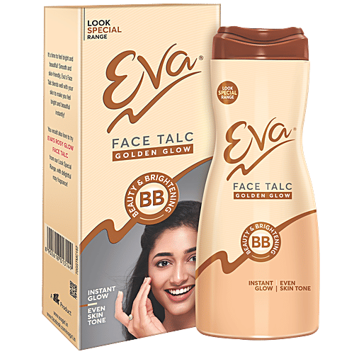 Buy Eva Golden Glow Face Talc For Instant Glow & Even Skin Tone