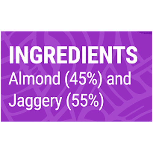 Pintola Almond Chikki, 325 g (13 pcs x 25 g each) Natural, Nutritious Chikki, No Glucose Syrup, No Preservatives