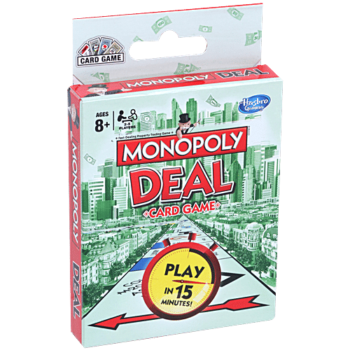 Hasbro Gaming Monopoly Deal Card Game English New, Toys For Families & Kids, Boys & Girls Ages 8 & Up, Fast Gameplay With Cards, Card Games, Games & Puzzles, Games, 1 pc  Toys for Families and Kids,  Fast Gameplay With Cards, Card Games, Games & Puzzles