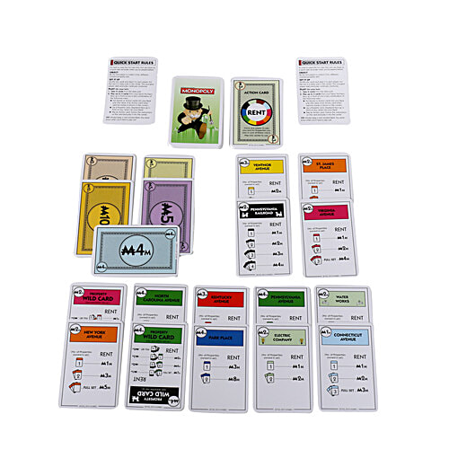 Hasbro Gaming Monopoly Deal Card Game English New, Toys For Families & Kids, Boys & Girls Ages 8 & Up, Fast Gameplay With Cards, Card Games, Games & Puzzles, Games, 1 pc  Toys for Families and Kids,  Fast Gameplay With Cards, Card Games, Games & Puzzles