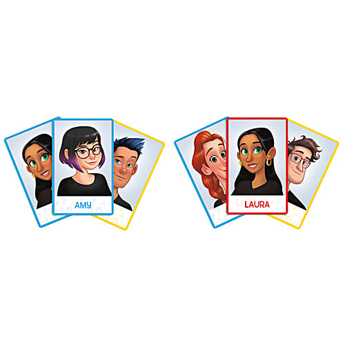 Hasbro Gaming Guess Who? Card Game For Kids Ages 5 & Up, 2 Player Guessing Game, Multicolour, 1 pc  Classic guessing game
 Perfect for kids ages 5 and up
 Test of observation and deduction