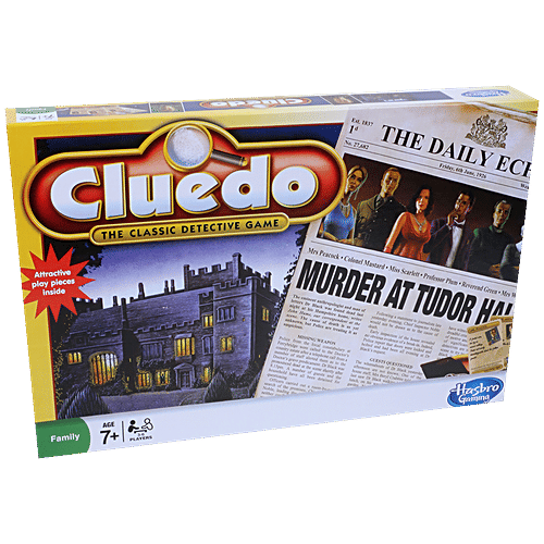 Hasbro Gaming Cluedo The Classic Detective Board Game For Ages 7 & Up, 3-6 Players, 1 pc  Classic Detective Game
 Deduction & Observation