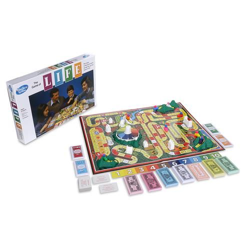 Hasbro Gaming The Game Of Life Board Game For Families & Kids Ages 9 & Up, Game For 2-8 Players, Multi Colour, 1 pc  For Families and Kids Ages 9 and Up