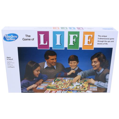 Hasbro Gaming The Game Of Life Board Game For Families & Kids Ages 9 & Up, Game For 2-8 Players, Multi Colour, 1 pc  For Families and Kids Ages 9 and Up