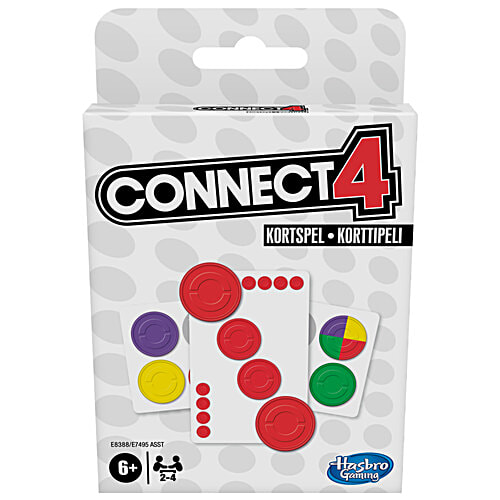 Hasbro Gaming Connect 4 Card Game For Kids Ages 6 & Up, 2-4 Players 4 In A Row Game, Multicolour, 1 pc  Fun & Fast-Paced
 Exciting Twists & Turns