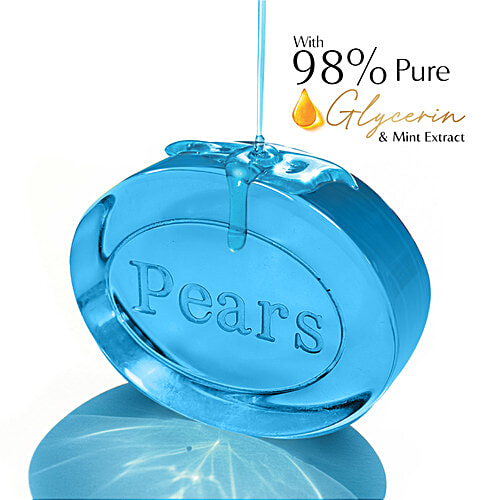 Pears Original Glycerin Soap Bar - Soft & Fresh Glow, 125 g (Pack of 6)