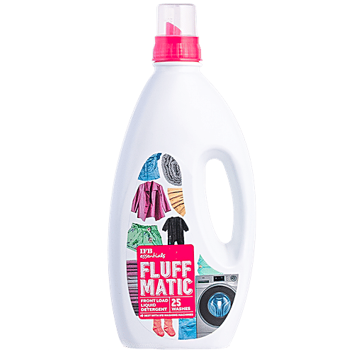 IFB Essentials Fluff Matic Front Load Liquid Detergent, 1 L  Best With IFB Washing Machines