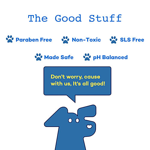 The Good Paws Awesome Pawsome 4 In 1 Dog Shampoo - Chamomile, Moisturizing & Conditioning, 250 ml Moisturizing & Conditioning, Cleanse & Deodorize, All Natural Olive & Wheatgerm Oil