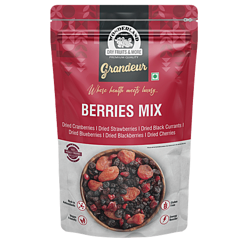 Buy Wonderland Foods Berries Mix Of All Dried Cranberries, Strawberries