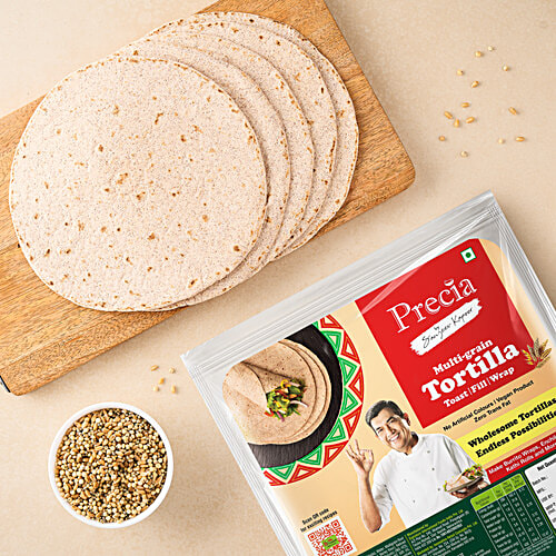 Precia Multigrain Tortilla Wrap - 6 pcs, 348 g