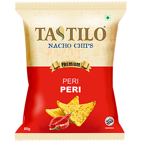 Buy Tastilo Premium Peri Peri Nachos Chips Zero Cholesterol Online at