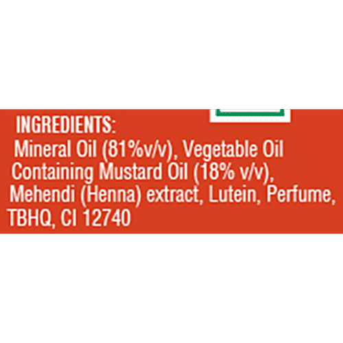 Nihar Naturals Mehendi Sarson Hair Oil, 400 ml