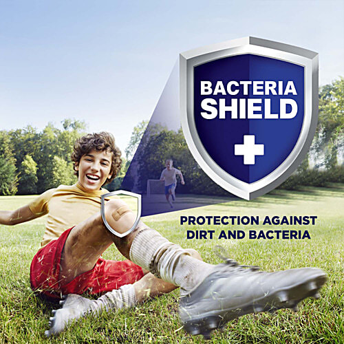 Hansaplast Regular Strips, 100 pcs Antiseptic, Breathable Fabric