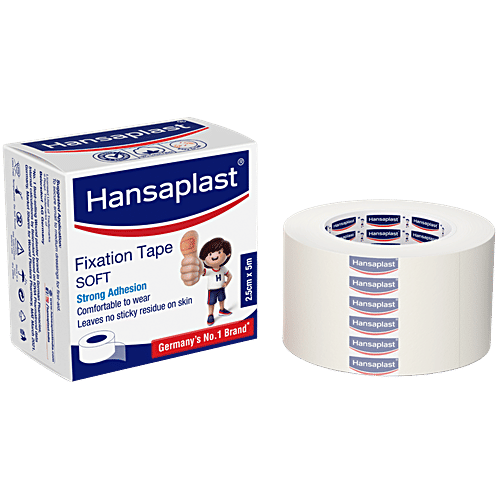 Buy Hansaplast Fixation Tape Soft - 2.5 Cm X 5 M Online at Best Price ...