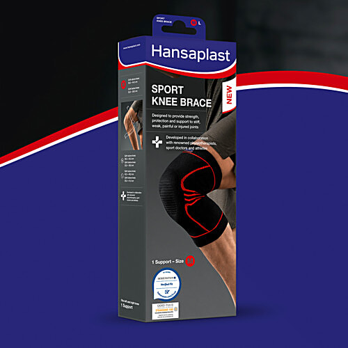 Hansaplast Sports Knee Brace - M, 1 pc  